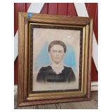 Antique Photo with Ornate Frame 24'×28'