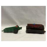 Vintage Auburn Rubber Manure Spreader 5.25' &