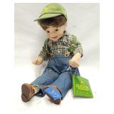 Danbury Mint 'Johnny' John Deere Porcelain Doll18'