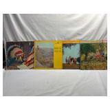 (4) Klaudt Indian Family Vinyl Records