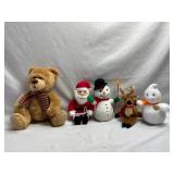 Assorted Holiday Stuffed Animals