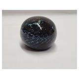 Prestige Art Glass Paperweight 2.5'H