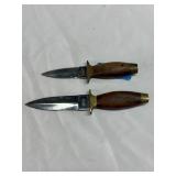 Vintage Fixed-Blade Boot Knives