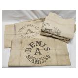3  - Bemis/1 Cincinnati/1 Unmarked Burlap Sacks