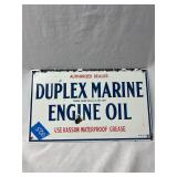 Duplex Marine Engine Oil Dealer Sign