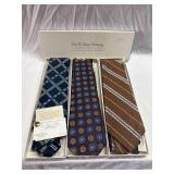 (3) Boxes of Wm. M. Frazin Company Custom Ties