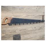 Vintage One Man Cross Cut Saw 47'L