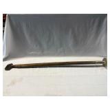 Vintage Chiseling Tool with Brass Ends 38' Long