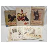 10pc Vintage Scottish Terrier Advertising Lot