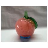 1990 Prestige Art Glass Paperweight Elwood IN 3.5'