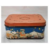'The Great Spureme Biscuit Animal Show'Hinged Tin