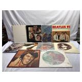 (10) Assorted Vinyl Records-Beatles,Elvis,Michael