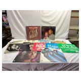 (15) Assorted Vinyl Records- Superman, AeroSmith