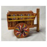 Vintage Wooden Costa Rican Ox Cart 9'x5'×7'H