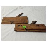 Pair Antique Wood Moulding Planes