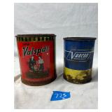 (2) Vintage Cans (Valspar and Varcon