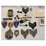 WWII Military Chevrons  Buttons  Bars  Aircraft