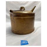 Brass-Plated Oil Can 5' tall