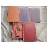 5- Vintage books copyrighted 1895-1954
