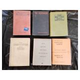 6 vintage books copyright 1911 to 1973
