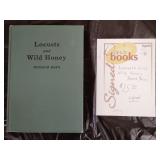 Signed copy of Locusts and Wild Honey
