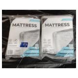 Pair of mattress protector bags queen/king
