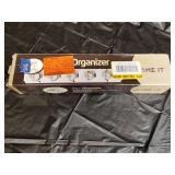 Garage track organizer