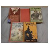 5- Vintage books including The Riverman