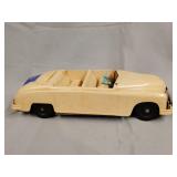 Vintage Kaiser toy car, plastic body, metal frame