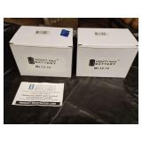 Two mighty max batteries ml12-12