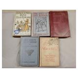 5- Vintage books copyrighted 1904-1915