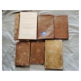6- Vintage books, damaged