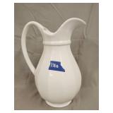 Phaltzgraff ceramic pitcher 11'