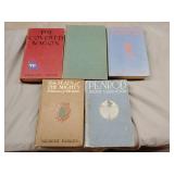 5- Vintage books copyrighted 1896-1942