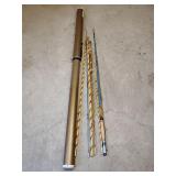 Fishing pole case with Garcia rod, Mohawk 1425 rod