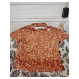 Texas Columbia PFG Fishing Shirt XL, has tear