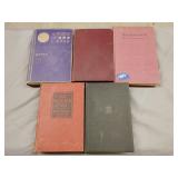 5- Vintage books copyrighted 1900-1946