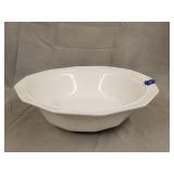 Ceramic bowl, cracked 13'x4'