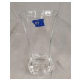 Glass vase, marked France 6.5'x11'