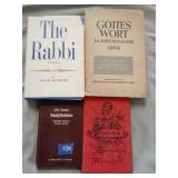 4- Vintage books including The Rabbi