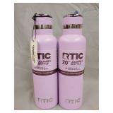 2- Rtic 20 Oz. Journey Bottles