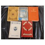5 antique books copyright 1904 to 1920