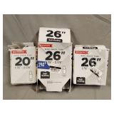 Schwinn Bike Inner Tubes, 2- 26', 1- 20'