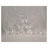 8- Clear punch cups 3'x3'