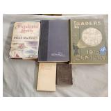 5- Vintage books including A Christmas Carol