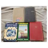 5- Vintage books copyrighted 1955-1986