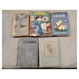 5- Vintage books, 1- copyrighted 1911