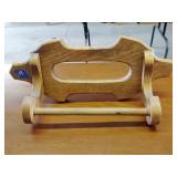 Wood towel rack 17'x7'