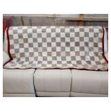 Quilt 50'x69', stained