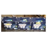 3 boxes of reveal led light bulbs